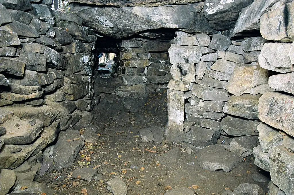 A photograph taken inside Megalith 1, at Bera Island in the Ural Region. Image Credit