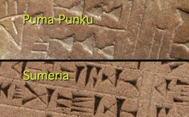 A comparison of the writing on the Fuente Magna Bowl