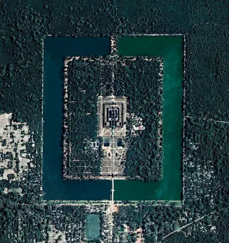 Angkor Wat as seen from the air