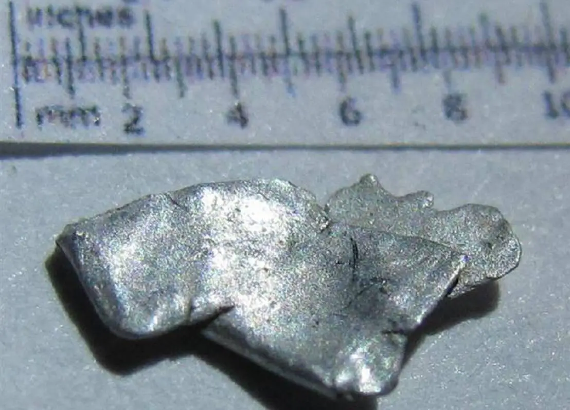 An alleged fragment of the UFO that crashed near Roswell, New Mexico in 1947