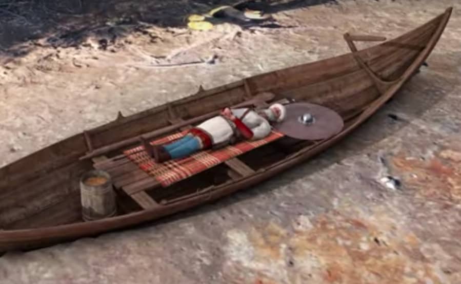 Viking boat grave