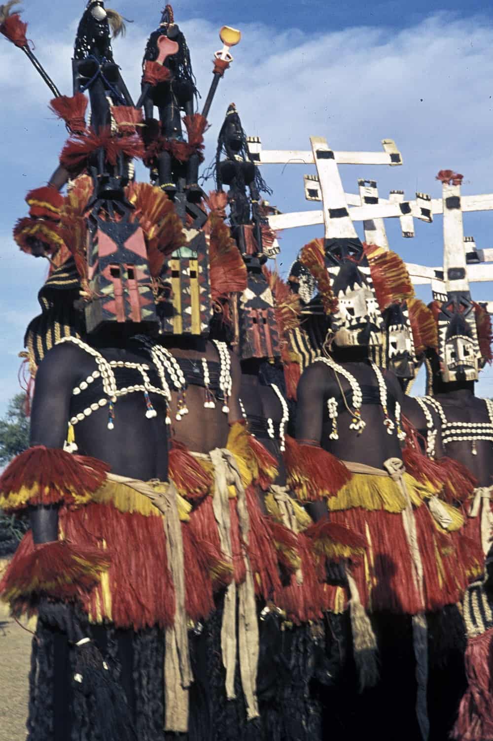The Dogon tribe and their masks.