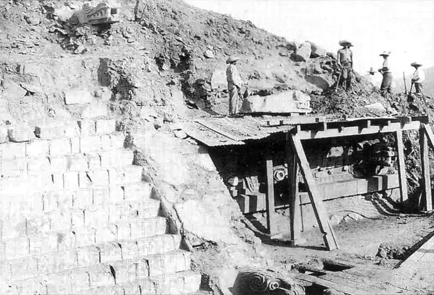 The Temple of Quetzalcoatl, 1921 